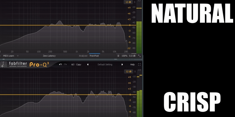 Footstep frequency ranges for FPS games showing mids and highs clarity